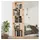 furnicato Bücherregal 51 x 25 x 163,5 cm Braun