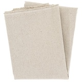 buttinette Baumwoll-Leinen "Natura" 0,5m-Coupon, stein