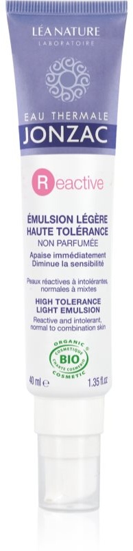 Jonzac Reactive leichte Emulsion mit Schutzwirkung gegen äußere Einflüsse für empfindliche und intolerante Haut 40 ml