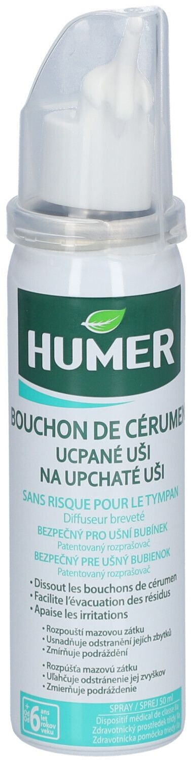 HUMER BOUCHON DE CÉRUMEN Spray auriculaire 50 ml goutte(s) auriculaire(s)