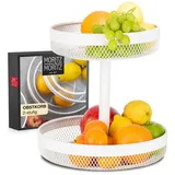 Moritz & Moritz Etagere weiß Metall H: ca. 30 cm - weiß