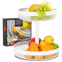 Moritz & Moritz Etagere weiß Metall H: ca. 30 cm - weiß