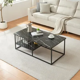 [en.casa] Raukurg Schwarz MDF 120 x 60 x 44 cm