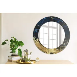 Tulup Spiegel 50 x 50 cm Blau-Gold