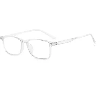 Suertree Blaulichtfilter Distanz Brille Leichte Kurzsichtige Brille Mode Myopia Brillen für Damen Herren Clear -2.5 Dioptrien