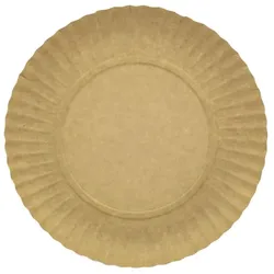MONOUSO - Pappteller Rund Kraft 21cm 255g/m2 (100 Stück)