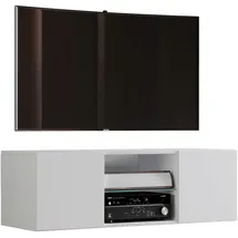 VCM  Jusa TV-Lowboard 115 cm weiß