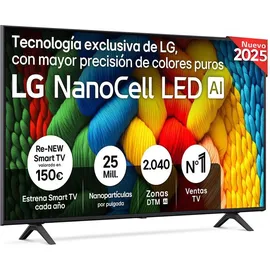 LG 55NANO80A6B 55" 4K NanoCell AI Smart TV