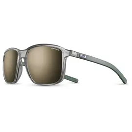 Julbo Creek Polarisierte Sonnenbrille - Translucent Grey / Green - Polarized/CAT3+