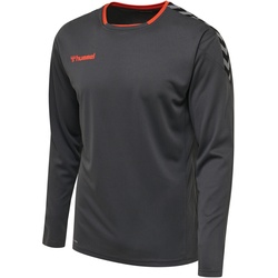 hummel Authentic Polyester langarm Trikot Herren asphalt S