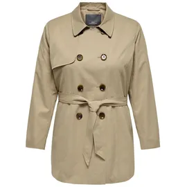 ONLY CARMAKOMA Damen Carvalerie Trenchcoat OTW Noos, Ginger Root, m - M