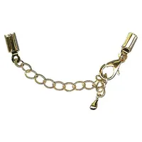 Rayher Schmuckverschluss montiert 2mm ø gold