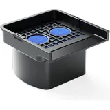 Wiltec CWF-400 Wasserfall Filter schwarz 400 mm