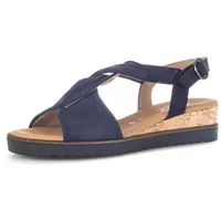 Gabor Damen Sandaletten, Frauen Sandalen,Moderate Mehrweite (G),Blue (86),35 EU 2.5 UK