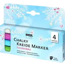 Kreul Chalky Kreidemarker 4er Set Fensterdeko