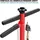 Wiltec Rangierwagenheber Metall 245-535 mm rot fahrbar