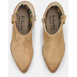 felmini wide fit Stiefelette in Dunkelbeige | Beige - 38