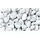 Bellamoli Granulati Gestaltungskiesel Bianco Carrara 25 Kg 25-40 Mm Weiß