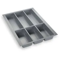 SOTech Orga-Box IV Universal Besteckeinsatz 40 cm silbergrau 47,35 x 32,6 cm