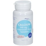 ApoFit Arzneimittelvertrieb GmbH Calcium 500 mg+Vitamin D3 10 [my]g Tabletten MediFit