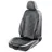 Walser Autositzauflage Air Flow, ergonomischer Sitzschoner, Lendenwirbelschutz, Universal Sitzauflage für PKW, Farbe: schwarz 13983