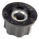 SCI RN-99F(6.4mm) Drehknopf Schwarz, Weiß (Ø x H) 19.5mm x 11.5mm