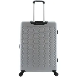 DISCOVERY Koffer REPTILE silber