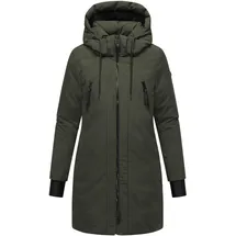 Navahoo Mantel Winterzart 14 oliv / schwarz 5XL