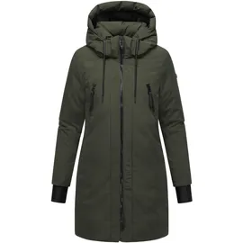 Navahoo Mantel Winterzart 14 oliv / schwarz 5XL