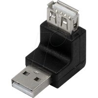 Logilink USB 2.0 A/A Schwarz