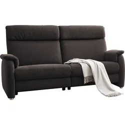 2-Sitzer HOME AFFAIRE "Turin", braun (mittelbraun), B:155cm H:107cm T:97cm, Sofas, mit motorischer Relaxfunktion, auch in Leder