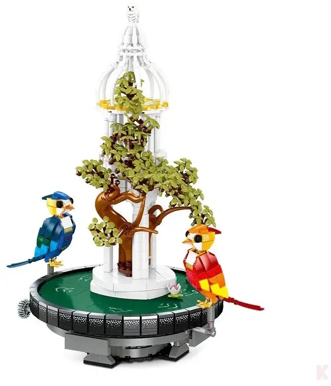 Jie Star JJ9156 Brunnen mit Vögel