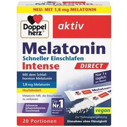 Doppelherz aktiv Melatonin Schneller Einschlafen DIRECT 20 St Pellets