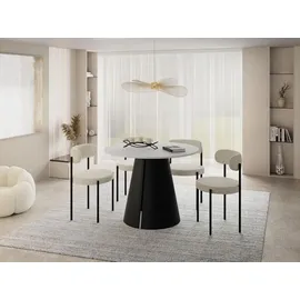 WFL GROUP Lamio Ø 120 cm weiß
