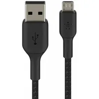 Belkin Micro-USB-Kabel ummantelt 1m Schwarz