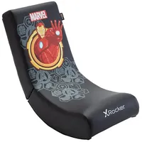 X Rocker Iron Man Floor Rocker Gaming-Bodensessel schwarz