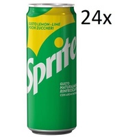24x Sprite Limone Lime Zitronengetränk Limette 330ml kohlensäurehaltiges Getränk