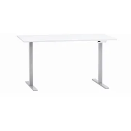 Schildmeyer Schreibtisch Metz Weiß / Silber