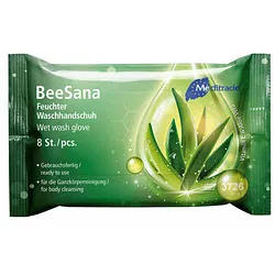 Meditrade® unisex Einmalwaschlappen BeeSana weiß Einheitsgröße 8 St.