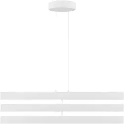 Hängelampe Hängeleuchte Pendelleuchte Pendellampe bewegliche Elemente weiß LED