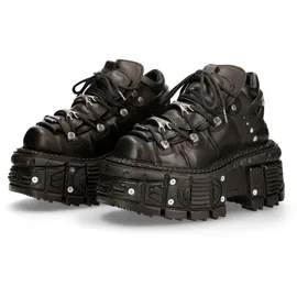 New Rock M-tank106-c2 Unisex Plattformschuhe, schwarz, - Schwarz - 37