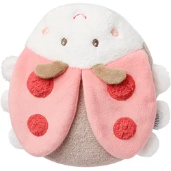 Wärmekissen FEHN "Classic Stars, Garden Dreams Käfer", rosa (rosa, weiß, hellbraun), Wärmekissen, KinderH:18cm, Velours, mit entnehmbarem Wärme-/Kältesäckchen, H:18cm
