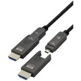 Maxtrack HDMI Anschlusskabel 30 m Schwarz C504-30ML 8K UHD HDMI-Kabel