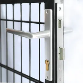 Home Deluxe Doppelstabmatten Gartentor Portarius 1,8 m anthrazit