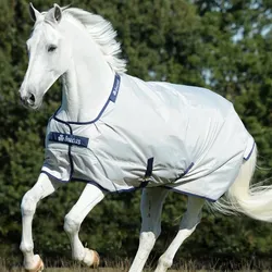Bucas Sun-Shower 0g, 115cm, Regendecke, Pferdedecke, silber