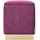 Phoenix Playboy Hocker, Lila, Textil, quadratisch, 37x44x37 cm, Stauraum, Wohnzimmer, Hocker, Sitzhocker