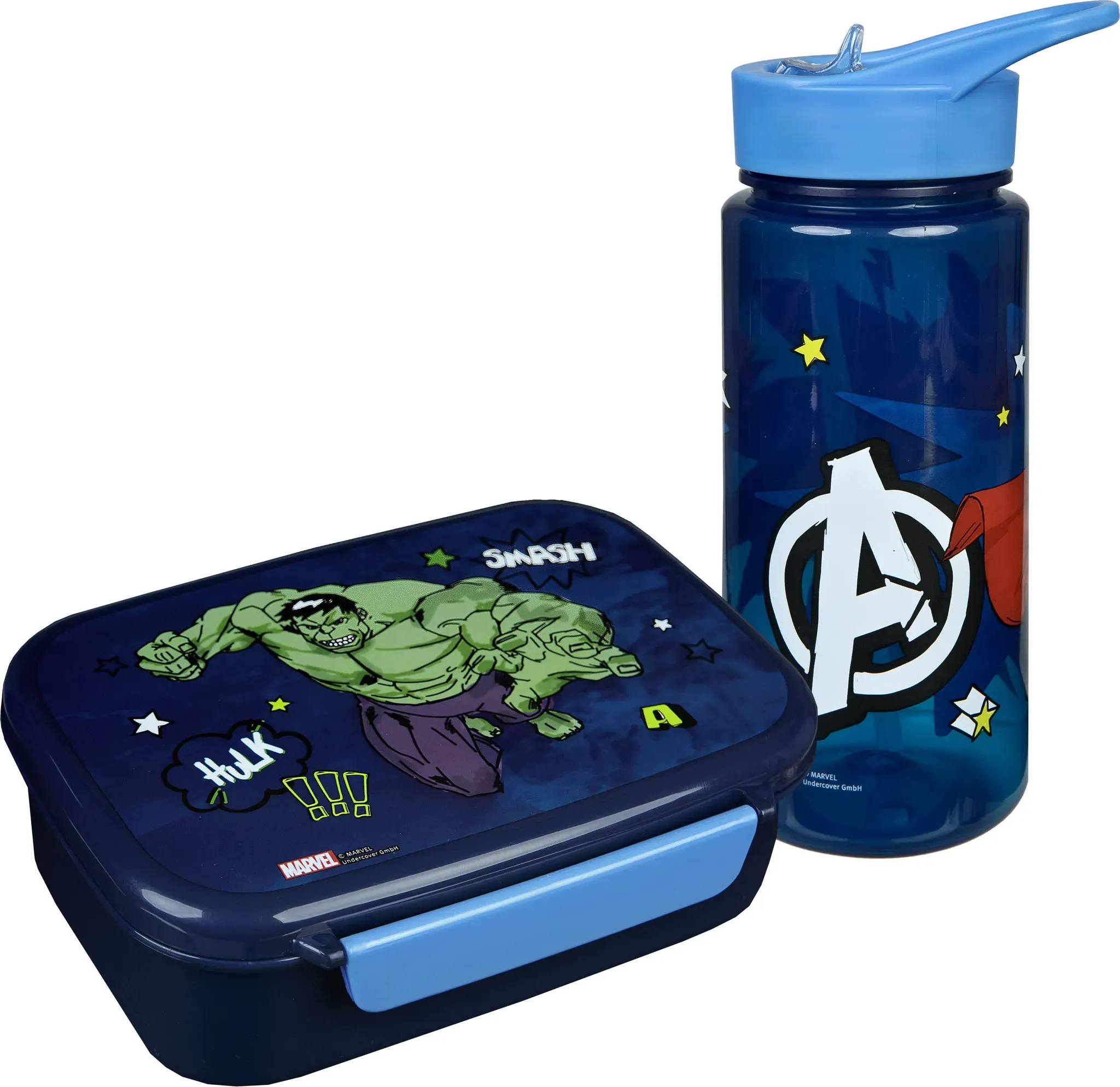 Scooli Lunchbox »Brotzeitdose & Trinkflasche, Avengers«, (Set, 2 tlg.), mit Trinkflasche Scooli Avengers