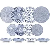 Ibili Armonia Tafelservice 12-tlg. Blau
