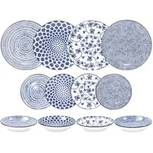 Ibili Armonia Tafelservice 12-tlg. Blau