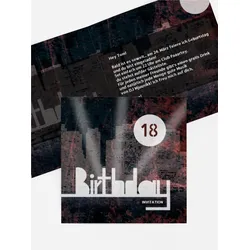 Einladungen Geburtstag selbst gestalten mit Spruch und Fotos im Onlinedesigner bei Meine-Kartenmanufaktur.de